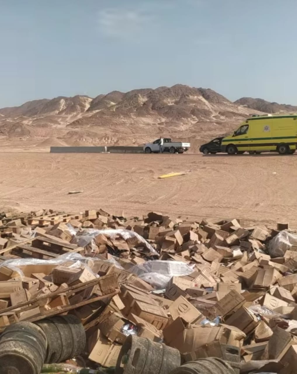 الحادث بطريق شرم الشيخ