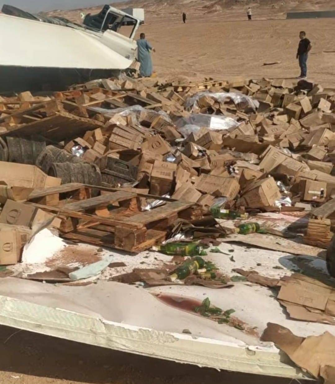 الحادث بطريق شرم الشيخ