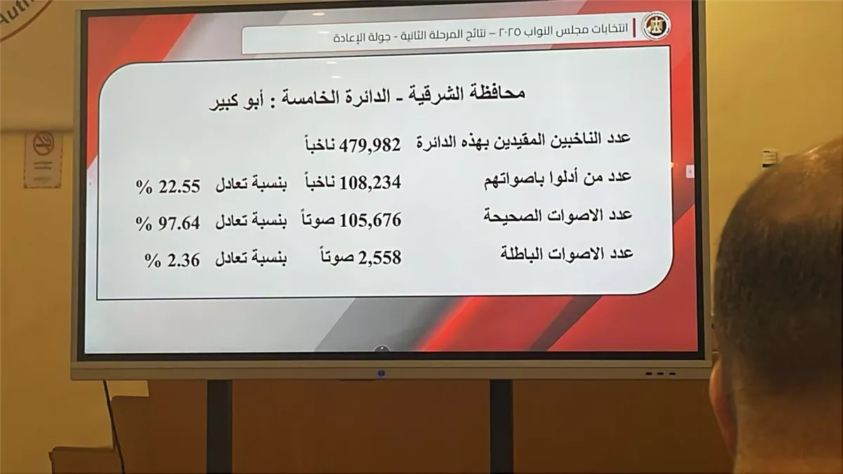 نتيجة جولة الإعادة بالمرحلة الثانية من انتخابات مجلس النواب