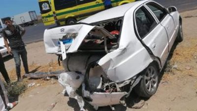 مصرع وإصابة 3 أشخاص إثر حادث تصادم في العاشر من رمضان
