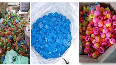 ضبط 34 طن ألعاب أطفال مجهولة المصدر ببلبيس