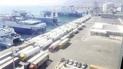 تداول 9 آلاف طن بضائع عامة ومتنوعة بموانئ البحر الأحمر