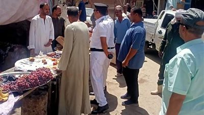 حملات مكبرة على مدينة أرمنت بالأقصر لرفع الإشغالات والتعديات