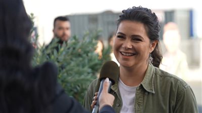 بإطلالة أنيقة.. يسرا اللوزي في رامز جاب من الآخر