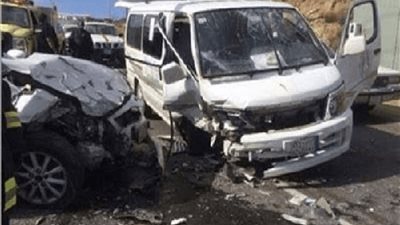 بالأسماء.. 13 شخص حصيلة ضحايا حادث الطريق الصحراوي