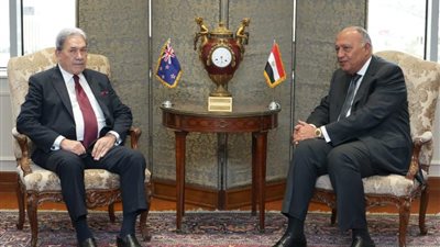 وزير الخارجية ونظيره النيوزيلندي يبحثان سبل تعزيز التعاون 