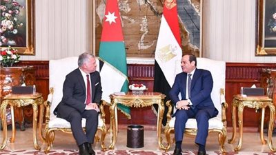 السيسي ونظيره الأردني يجددان رفضهما لتهجير الفلسطنيين من أراضيهم
