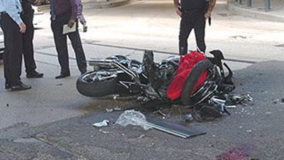 انقلاب دراجة نارية يودي بحياة طفل فى الشرقية