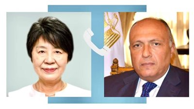 وزير الخارجية ونظيرته اليابانية يبحثان سبل تعزيز التعاون 