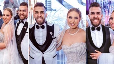 أشرف عبد الباقي ودنيا سمير.. أبرز حضور نجوم الفن في حفل زفاف الفنان كريم سامي(صور)