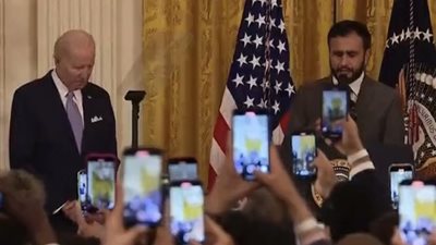بحضور بايدن.. تلاوة القرآن الكريم في البيت الأبيض (فيديو)
