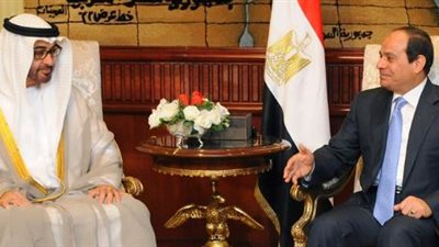 محمد بن زايد يهنئ الرئيس السيسي بفوزه في الانتخابات الرئاسية