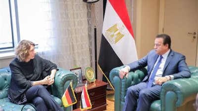 وزير الصحة يستقبل السفير الألماني لبحث سبل التعاون بين البلدين