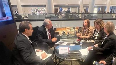 وزير الزراعة يبحث التعاون المشترك مع مدير الشركة الدولية لسلامة المحاصيل