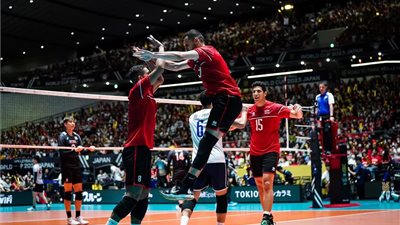 رجال مصر لكرة الطائرة يحصدون الفوز علي اليابان