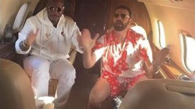 محمد كريم وتيريس جيبسون يغادران الجونة على أنغام 