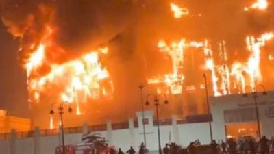 ارتفاع عدد مصابي حريق مديرية أمن الإسماعيلية إلى 41 شخصًا