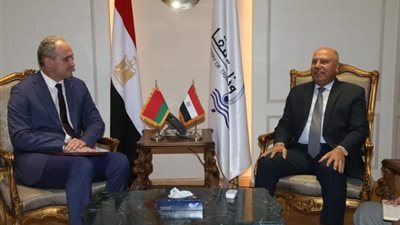 الوزير يبحث مع سفير بيلاروسيا انشاء مصنع ببرج العرب لصناعة الاتوبيسات الكهربائية 