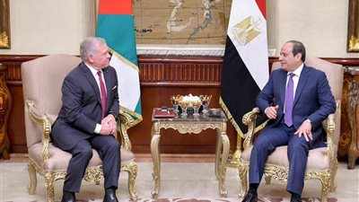 السيسي ونظيره الأردني يؤكدان رفضهما لمحاولات تصفية القضية الفلسطينية
