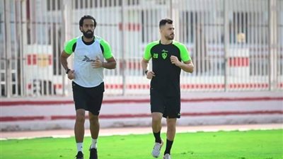 تدريبات بالكرة لمدافع الزمالك استعداداً للعودة للمباريات