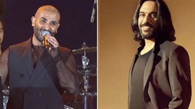 بهاء سلطان بديل أحمد سعد في حفل افتتاح النادي الأهلي بالتجمع