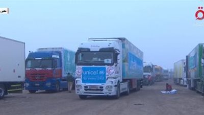 دخول دفعة جديدة من المساعدات الإنسانية إلى غزة عبر معبر رفح