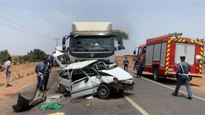 إصابة 14 مواطنا إثر حادث تصادم فى أسوان