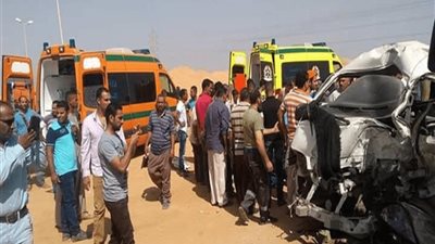 18 مُصابًا حصيلة ضحايا حادث انقلاب سيارة عمالة في البحيرة