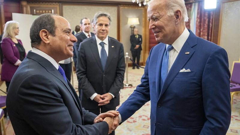السيسي ونظيره الأمريكي-