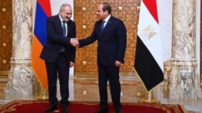 نص كلمة السيسى في المؤتمر المشترك مع رئيس وزراء أرمينيا