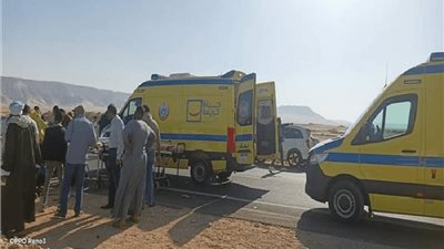 انقلاب مينى باص يُصيب 5 أشخاص في السلام