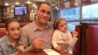 تشييع جنازة أب وطفليه لقوا مصرعهم فى حادث سير في بنى سويف