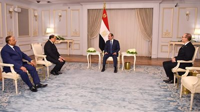 السيسي يشهد حلف اليمين لرئيس محكمة النقض ورئيسا هيئتي «النيابة الإدارية وقضايا الدولة»