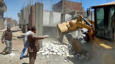 المرافق والإسكان: حملات رقابية موسعة لإزالة مخالفات البناء بعدة مدن