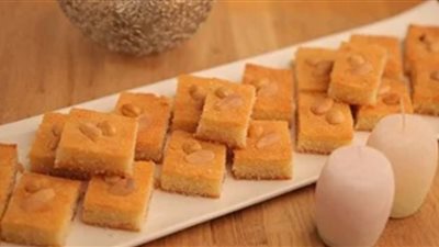 كيفية عمل البسبوسة في المنزل بالخطوات و المقادير 