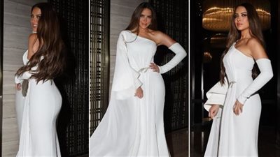 ريم مصطفى تتألق بالأبيض في حفل جوائز Joy Awards