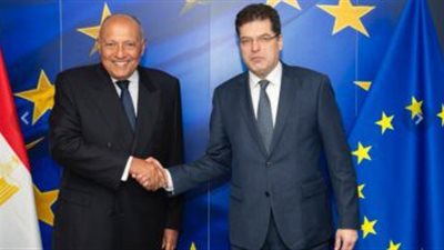 اتفاق مصرى أوروبى للحد من التوترات الراهنة في المنطقة على خلفية الأوضاع بغزة