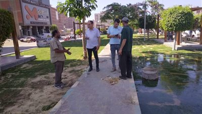 استمرار الحملة المكبرة للنظافة وكنس الشوارع لتجميل المنصورة وضواحيها