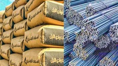 إنخفاض أسعار الحديد والأسمنت بالأسواق التجارية