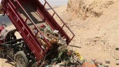 حادث انقلاب دراجة نارية يصيب 3 أطفال فى أسيوط