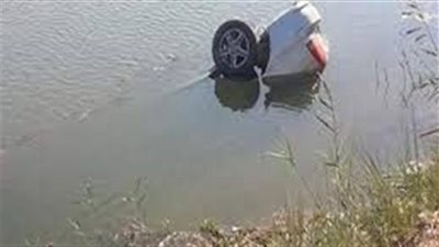 مصرع وإصابة شخصين جراء انقلاب سيارة ملاكي بترعة المريوطية