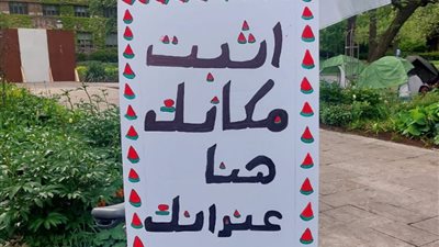 طلاب جامعة شيكاغو يطالبون بوقف إطلاق النار في غزة