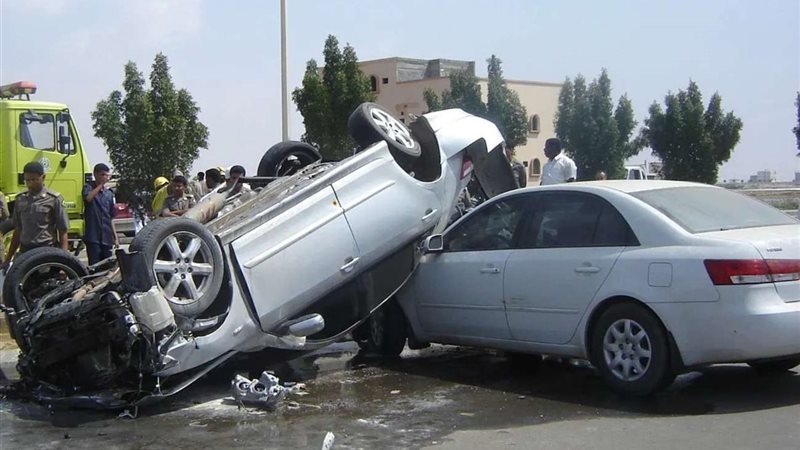 حادث اصطدام سيارتين||اصطدام