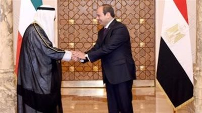 أمير الكويت يؤكد رفض بلاده التام لأي إجراء يمس بحقوق مصر في مياه النيل