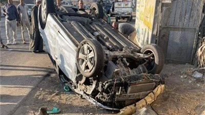 مصرع 3 أشخاص وإصابة 6 فى حادث انقلاب سيارة بطريق إسكندرية الصحراوى