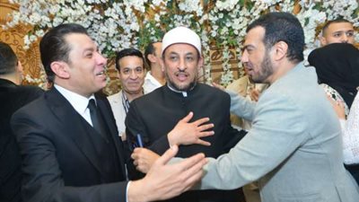 نجوم الفن  في عقد قران ابنة مصطفى كامل