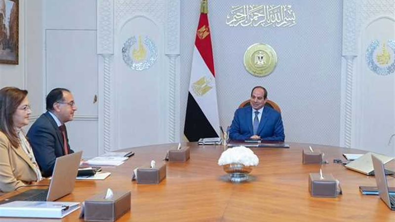 السيسي خلال الاجتماع