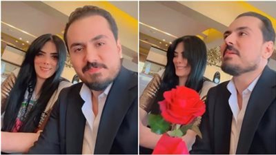 نزار الفارس يثير الجدل بإهداء حورية فرغلي وردة ومصحف