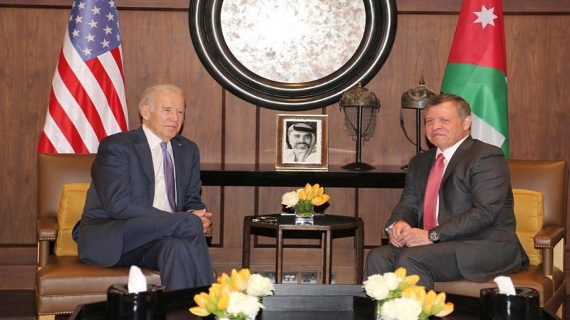 العاهل الاردني وبايدن