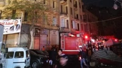 بـ 10 سيارات إطفاء.. كواليس حريق عقار سكني وجراج في مدينة نصر
